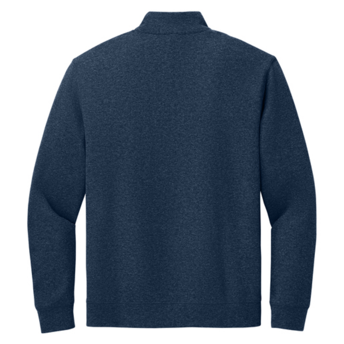 Port Authority® Interlock 1/4-Zip - Estate Blue Heather/Charcoal