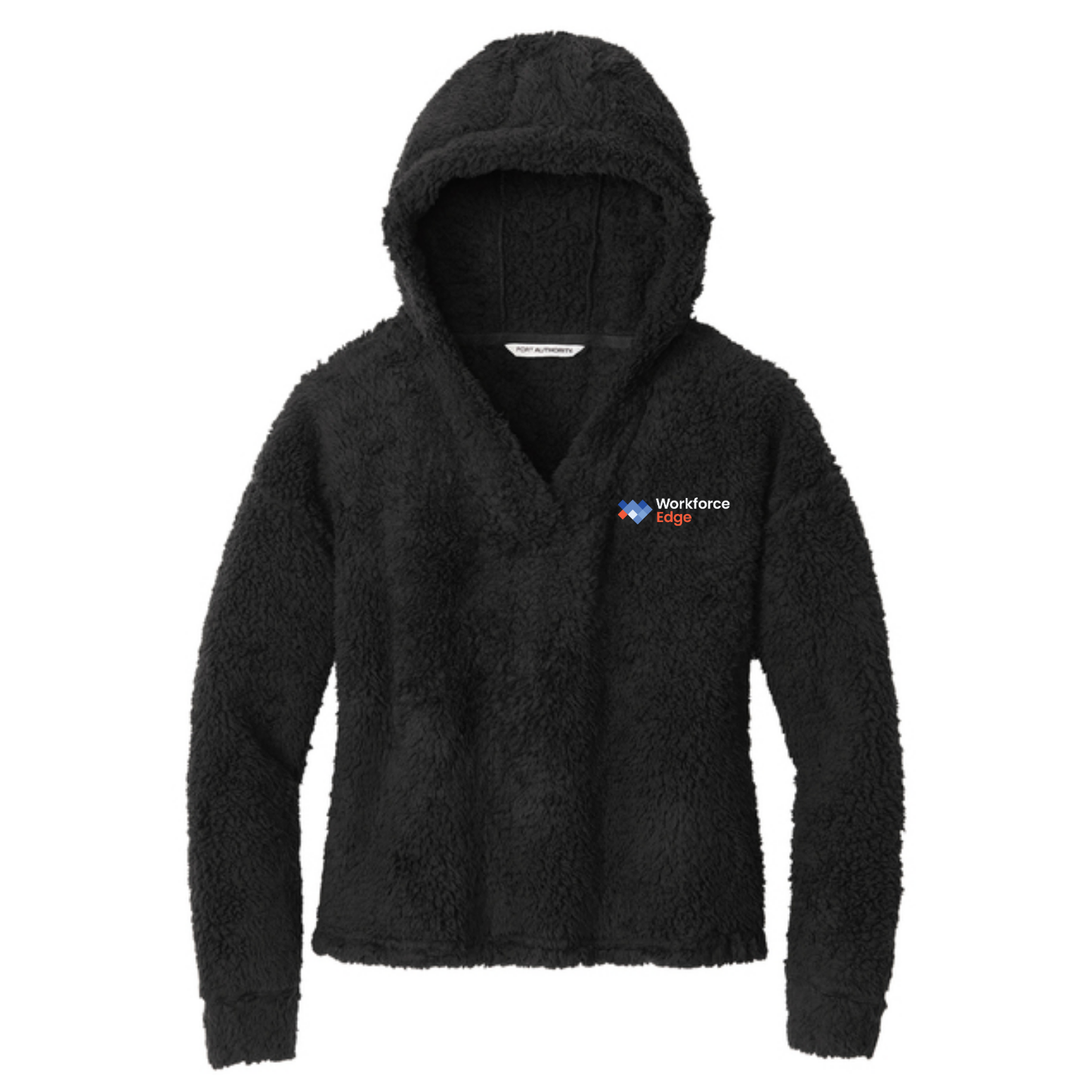 Port Authority® Ladies Cozy Fleece Hoodie - Black