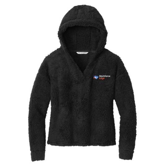 Port Authority® Ladies Cozy Fleece Hoodie - Black
