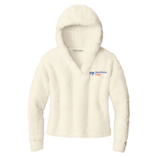 Port Authority® Ladies Cozy Fleece Hoodie - Marshmallow
