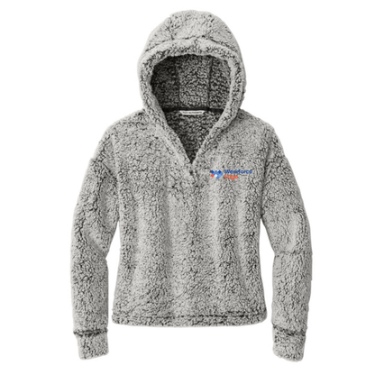 Port Authority® Ladies Cozy Fleece Hoodie - Grey Heather