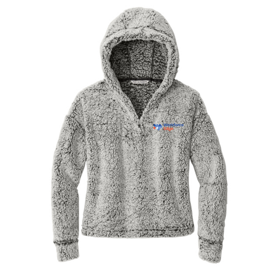 Port Authority® Ladies Cozy Fleece Hoodie - Grey Heather