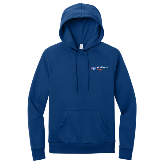 Allmade® Unisex Organic CVC Fleece Pullover Hoodie - Open Water Blue