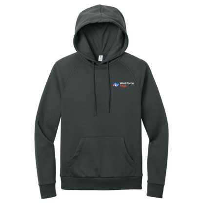 Allmade® Unisex Organic CVC Fleece Pullover Hoodie - Terrain Grey