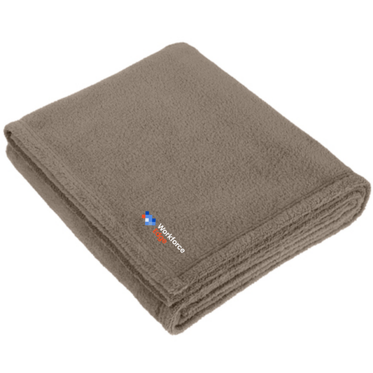 Port Authority® Dream Plush Blanket - Warm Taupe