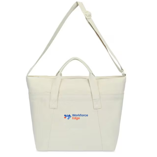 Recycled Cotton Weekender Tote - AWARE™ - Natural