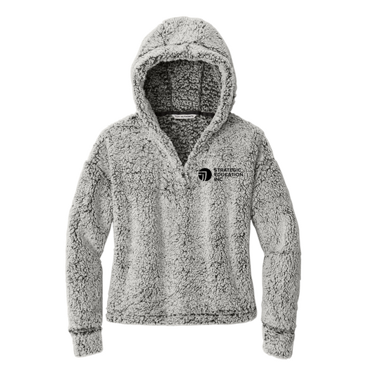 Port Authority® Ladies Cozy Fleece Hoodie - Grey Heather